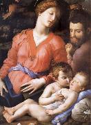 Agnolo Bronzino The Sacred Family Second half of the century XVI oil on canvas